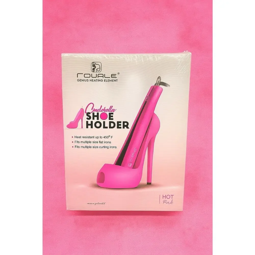 Royale Pink Flat Iron 1.25in Set With Cinderella Heat Resistant Ceramic 450°F
